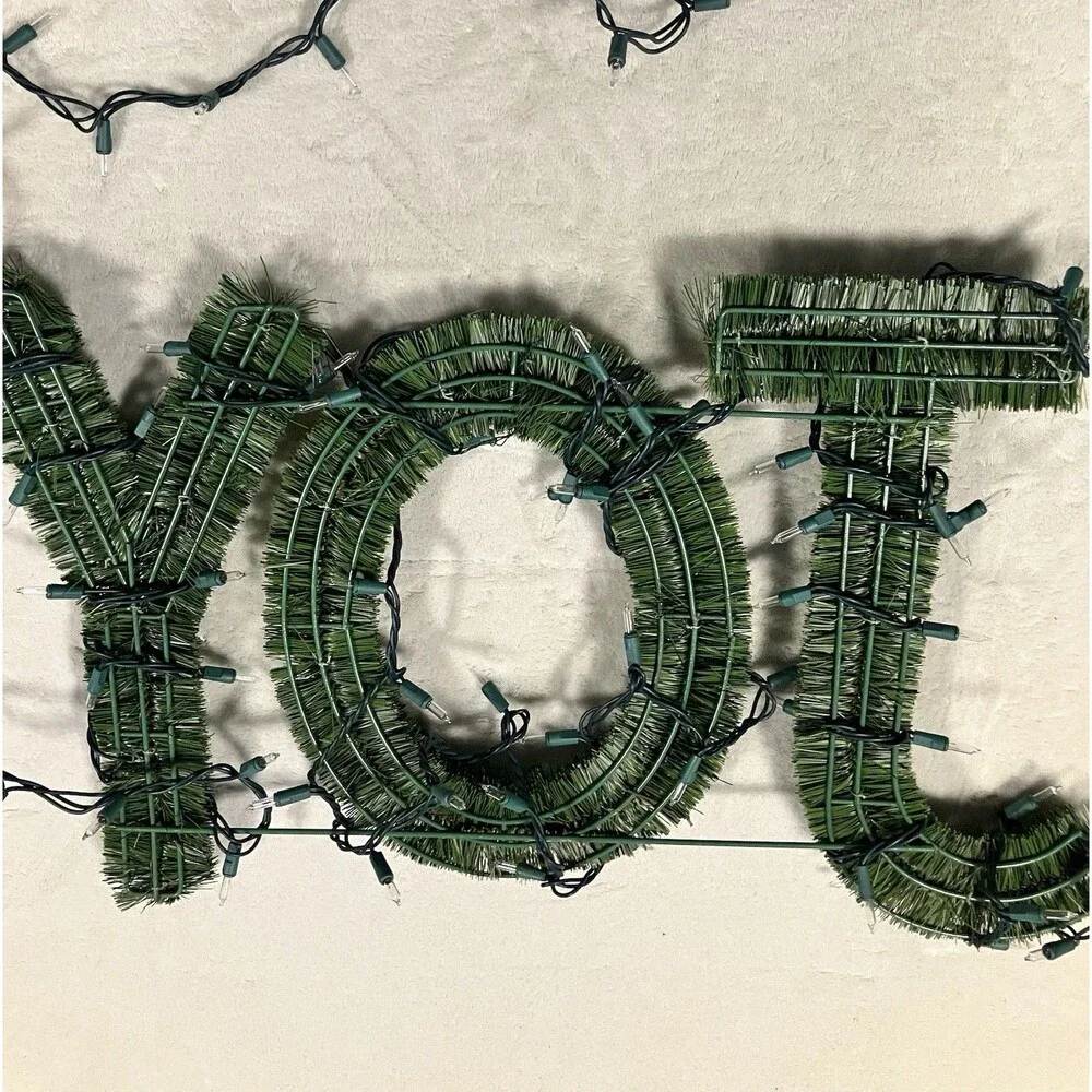 Christmas Decorations Marquee Light Up Garland JOY Letter Lights Holiday Decor